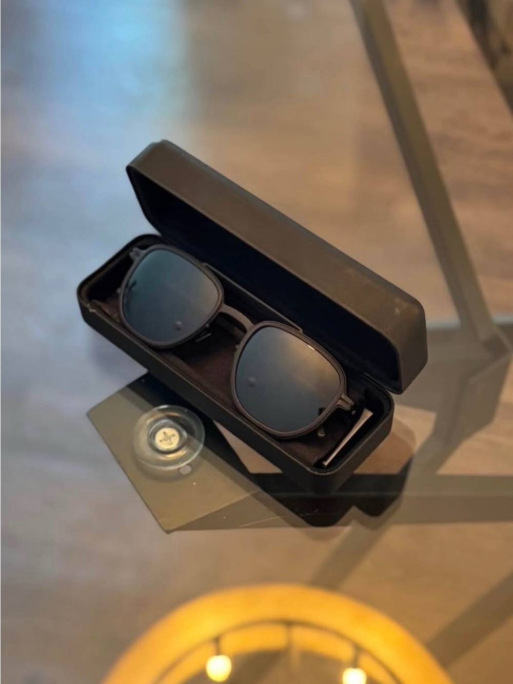 MYKITA Black Matte Frame Sunglasses with Dark Lenses
